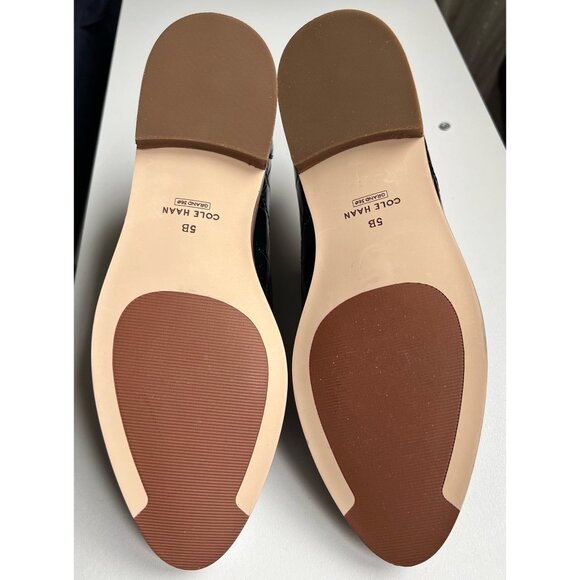 COLE HAAN Modern Classics Oxford - Black Croc Print - Picture 5 of 6